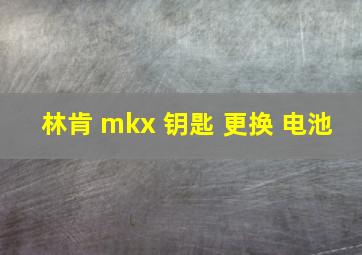 林肯 mkx 钥匙 更换 电池